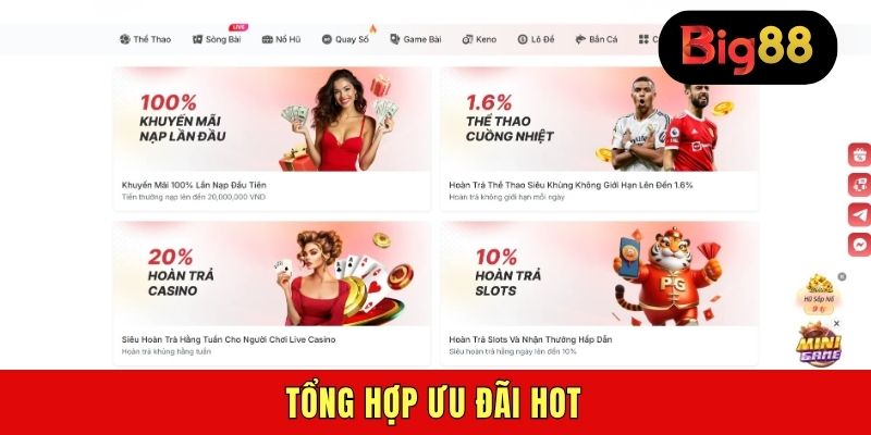 Tổng hợp ưu đãi hot